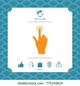 Hand click icon