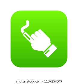 Hand click icon. Simple illustration of hand click vector icon for web