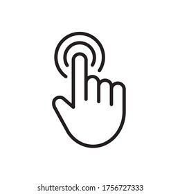 Icono de mano para sitio web, diseño, logotipo y aplicación.