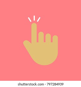 hand click sign icon