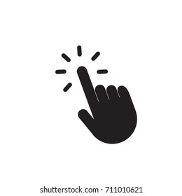 Hand clicking icon.
