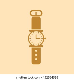 Hand Clock. Wrist Watch. 