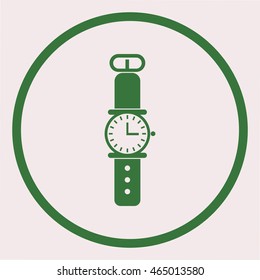 Hand Clock. Wrist Watch. 