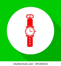 Hand Clock. Wrist Watch. 