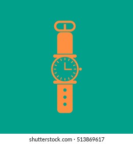 Hand Clock. Wrist Watch. 