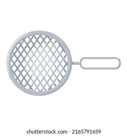 Hand Colander Symbol Cartoon Vektor. Teigwaren sieben. saucepisches Wasser