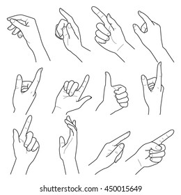 Hand Touching Drawing Images, Stock Photos & Vectors | Shutterstock