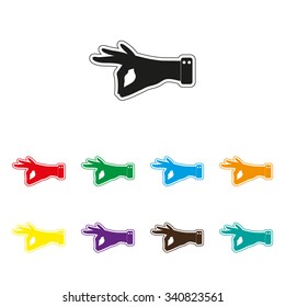 hand - color vector icon