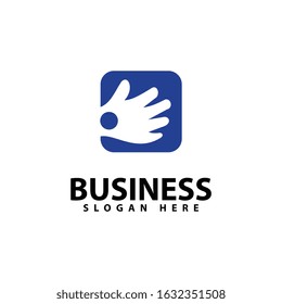 hand and community logo template vector icon