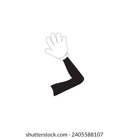 Hand concept. Collection of gesture high quality vector outline signs for web pages, books, online stores, flyers, banners etc. hands holding protect giving gestures icons.