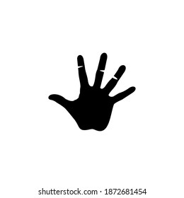 hand concept design and vector