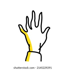 hand concept human finger illustration 