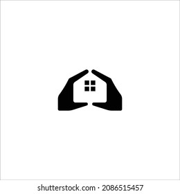 Hand des Konzepts Logo-Illustration.