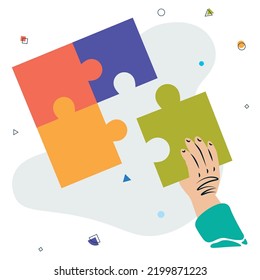 Puzzle Royalty Free Stock Free Vector