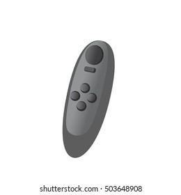 Hand controller for virtual reality system. Vector illustration