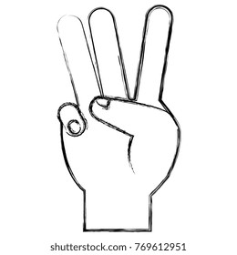 hand counting three on fingers