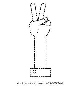 hand counting tow on fingers