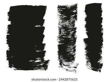 Hand Crafted Flat Paint Brush Thick Long And Short Background Mix High Detail Abstract Vector Background Mix Set 