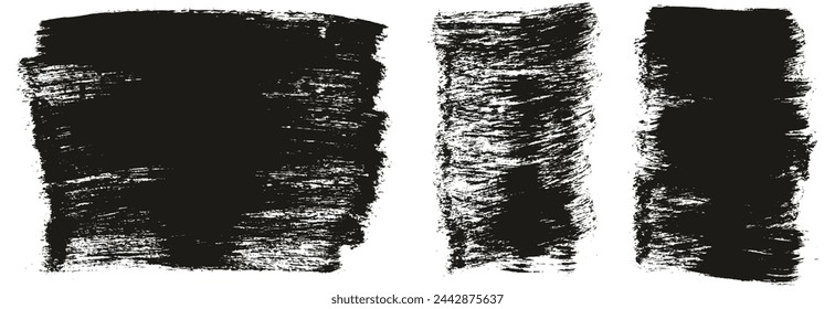 Hand Crafted Flat Paint Brush Thick Long And Short Background Mix High Detail Abstract Vector Background Mix Set 