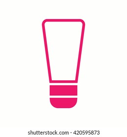 hand cream cosmetic pink icon simple pink