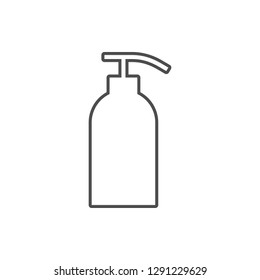 hand cream icon. Element of cyber security for mobile concept and web apps icon. Thin line icon for website design and development, app development