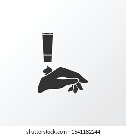 Hand cream icon symbol. Premium quality isolated lotion element in trendy style.