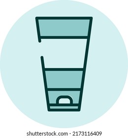 Hand cream, illustration, vector on a white background.