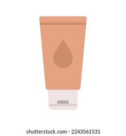 Hand cream tube icon. Moisturizer and cosmetic cream. Vector illustration isolated on white background