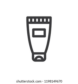 Hand cream vector icon
