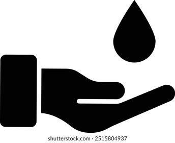 Creme de mão Vetor Ícone Design Ilustração