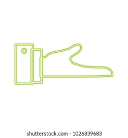Hand with credit card
