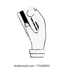 Hand with credit card