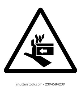 Hand Crush Force Right Symbol Sign, Vector Illustration, Isolate On White Background Label .EPS10