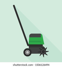 Hand cultivator icon. Flat illustration of hand cultivator vector icon for web design