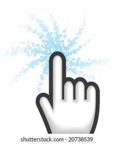 Hand cursor