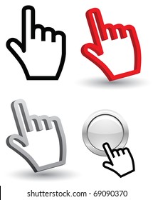 hand cursor 3d