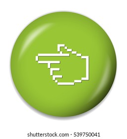 hand cursor button