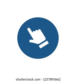 Hand cursor click icon sign symbol