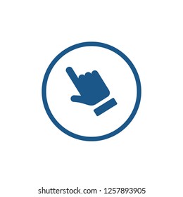 Hand cursor click icon sign symbol
