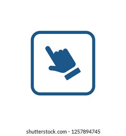Hand cursor click icon sign symbol