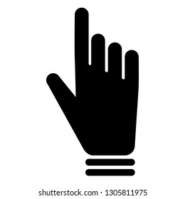 Hand cursor click icon symbol Vector