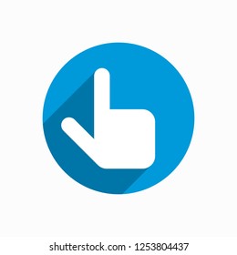Hand Cursor or Click Icon Vector