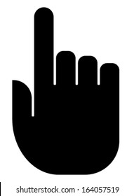 Hand cursor icon