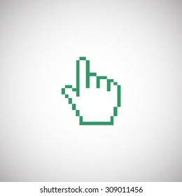 Hand cursor icon