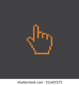 Hand cursor icon