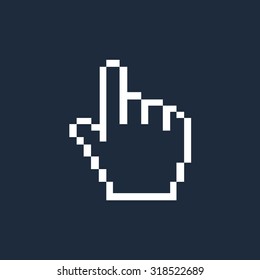 Hand cursor icon