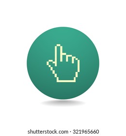 Hand cursor icon