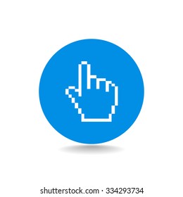 Hand cursor icon