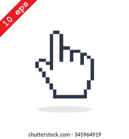 Hand cursor icon