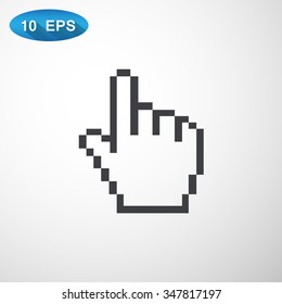 Hand cursor icon